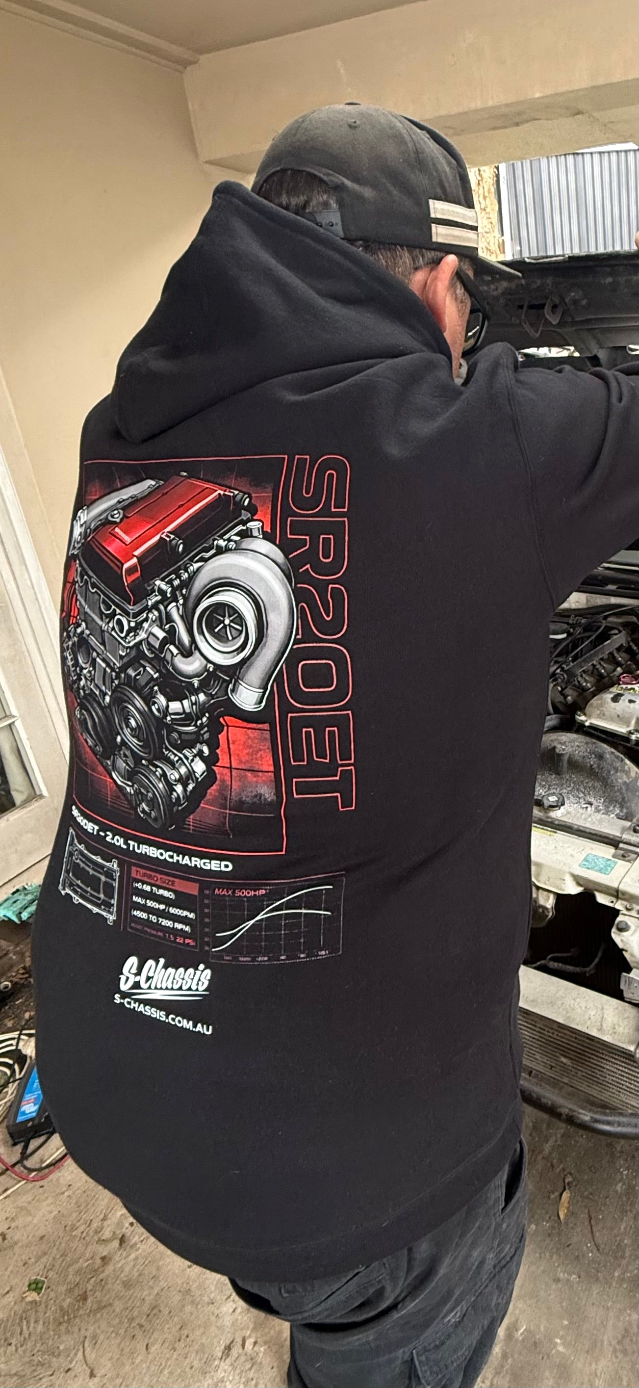 God’s motor hoodie